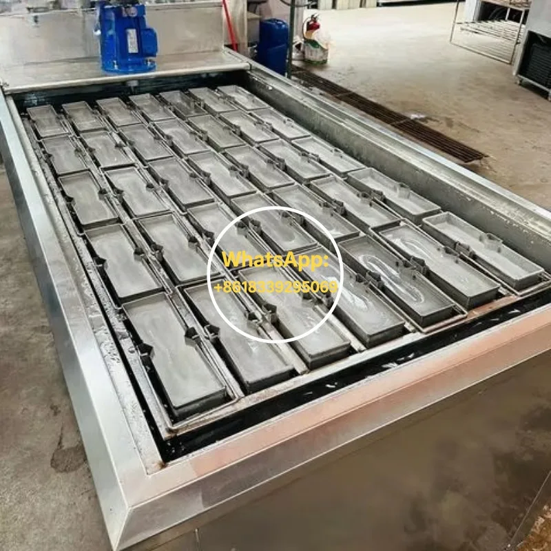 Big Capacity Block Ice Machine 5 Ton Industrial Brine Cooling Ice Maker Water Cooled Commercial Ice Plant CE Certified Hot