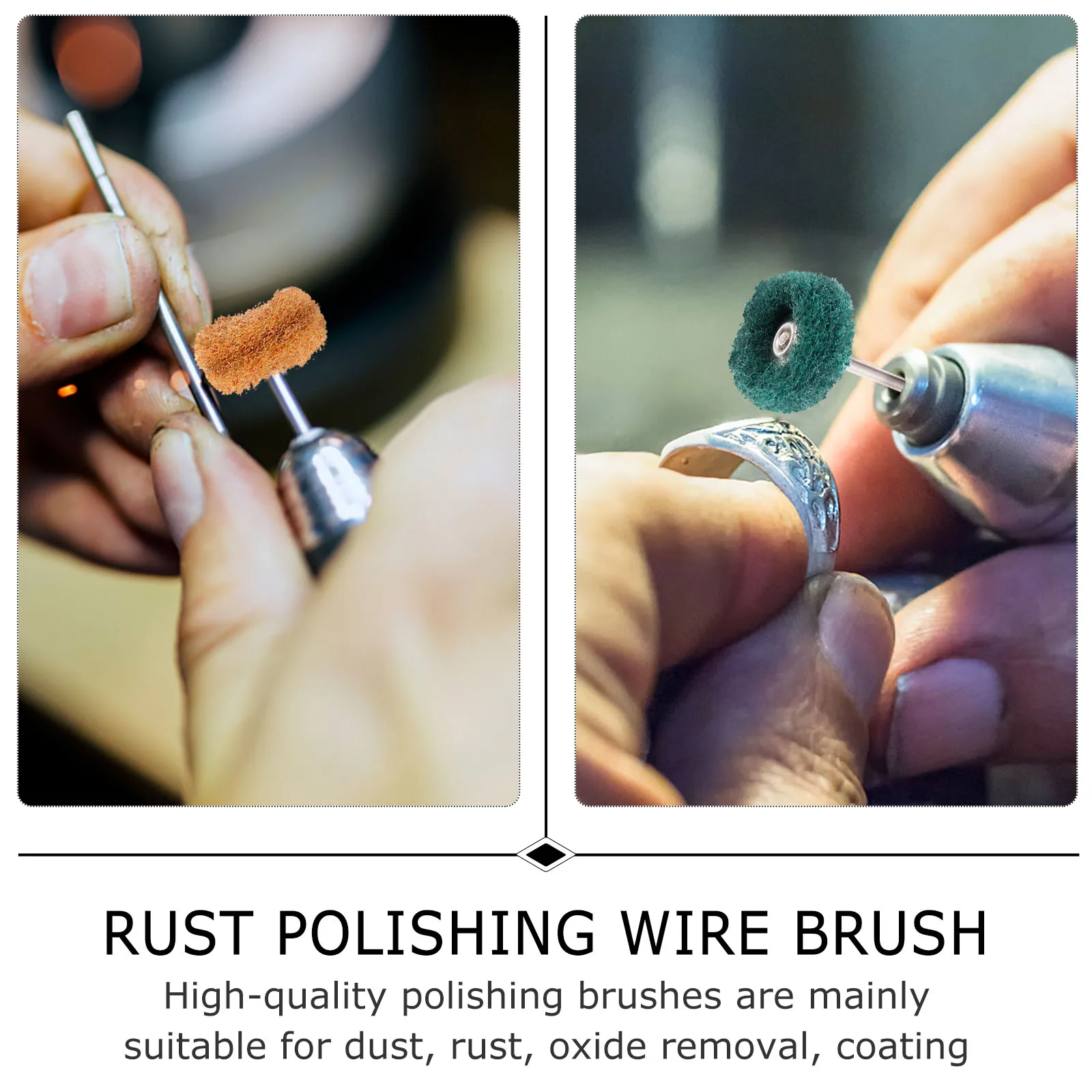 

40 Pcs Wire Brush Polishing Tool Abrasive Cleaning Metal Mini Bowl Shape Wheel Supplies Tools