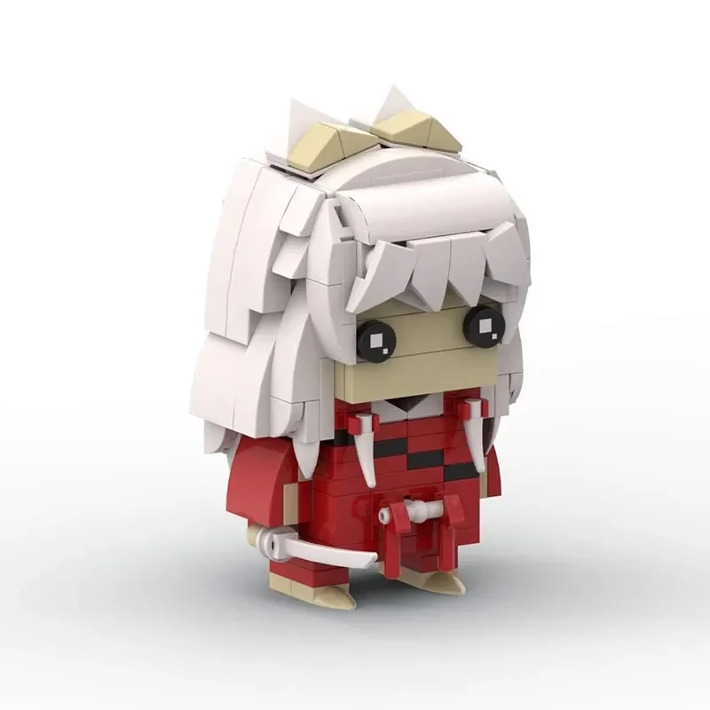 Blockmodell DIY Kinderpuzzle Bausatz Spielzeug Geburtstagsgeschenk Dekoration MOC Kreatives Anime Kikyou und Sesshomaru Baukasten – Detail 10