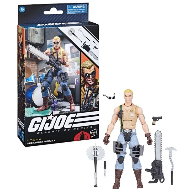 Genuine Hasbro G.I. Joe DREADNOK BUZZER HAWK AGENT HELIX JASON SHOCKWAVE FARIA Action Figure Toys for Boys Girls Gift Model view 5