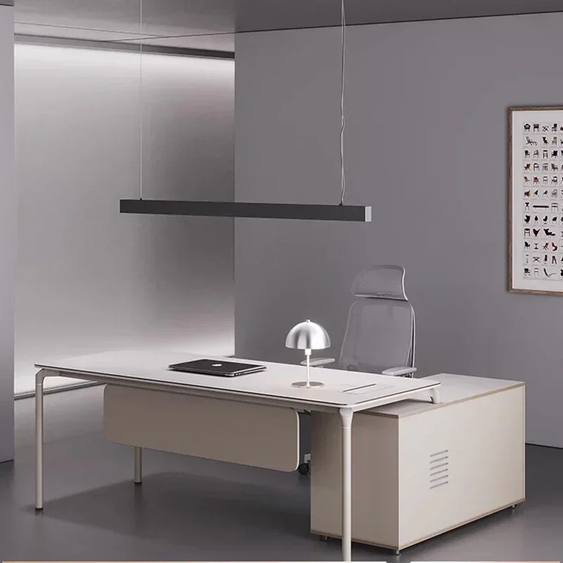 Executive Office Desk Accessories Corner Lazy Machine Dressing Auxiliary Luxury Reception Designer Ufficio Commercial Furniture
