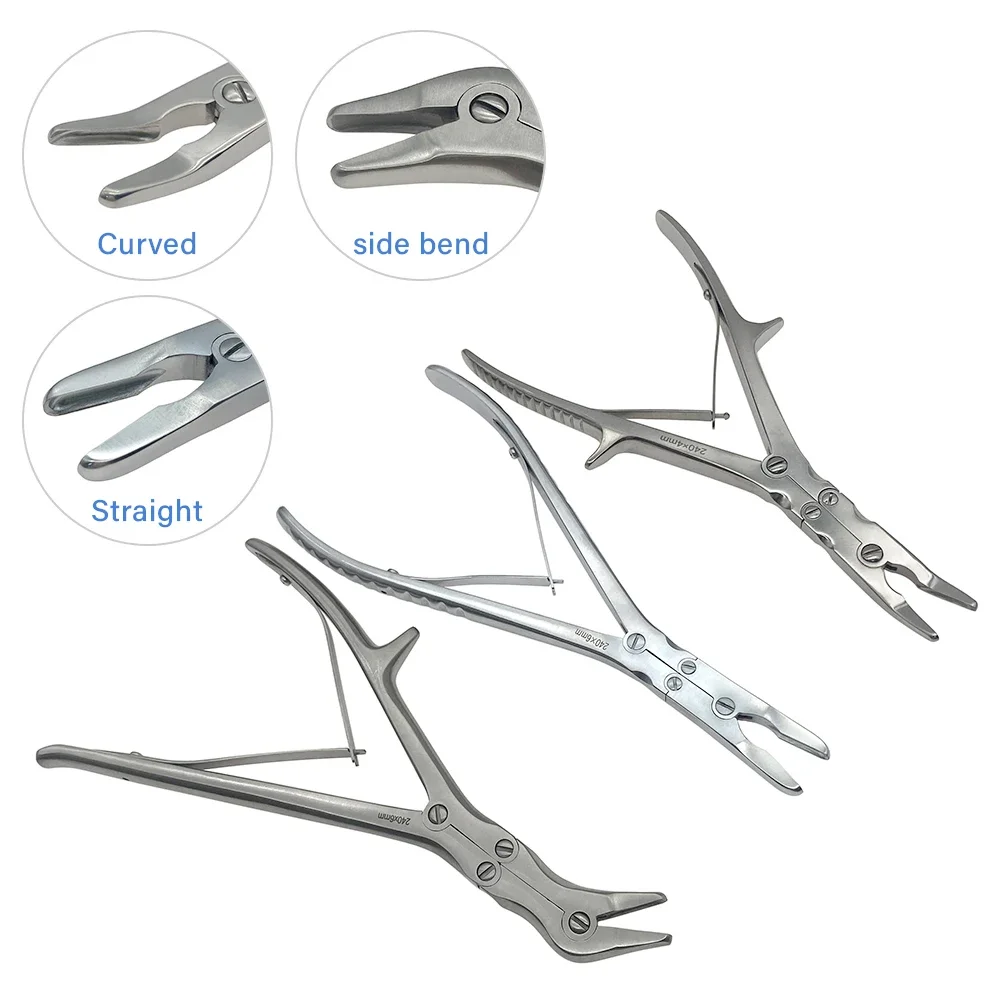 140m Orthopaedics Bone Rongeurs Bone Rongeurs Straight/Curved orthopedics surgical Instruments