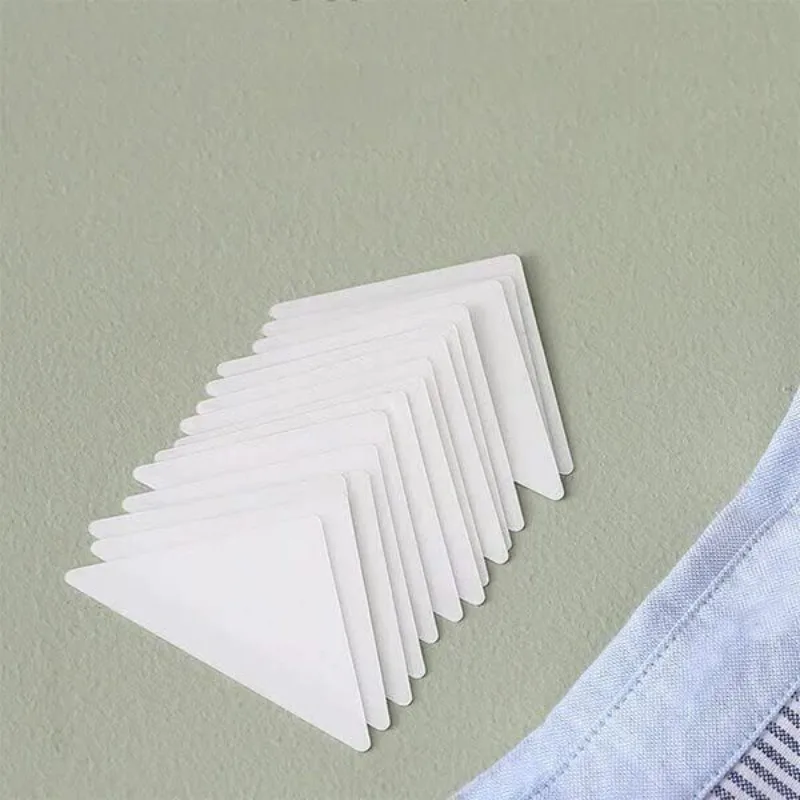 10/20pcs Fixed Collar Triangle Patch Thickened PVC Collar Anti-Warping Edge Shaper No Curl Collar Shirt Extenders