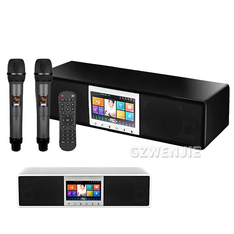 Family KTV Audio Set Song Home Karaoke All-in-one Machine Pair Microphone Singing Portable Bluetooth Speaker Surround Stereo