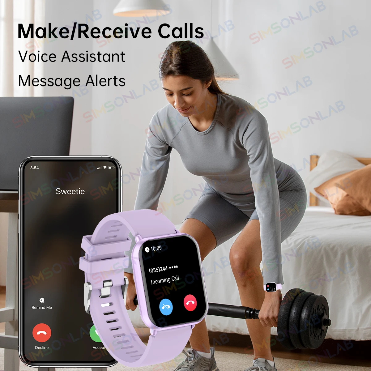 الإصدار العالمي لساعة Xiaomi Watch 5 Lite للرجال والنساء عرض 100+ وضع رياضي 1.83 لمسة كاملة بلوتوث مكالمة مقاومة للماء ساعة ذكية
