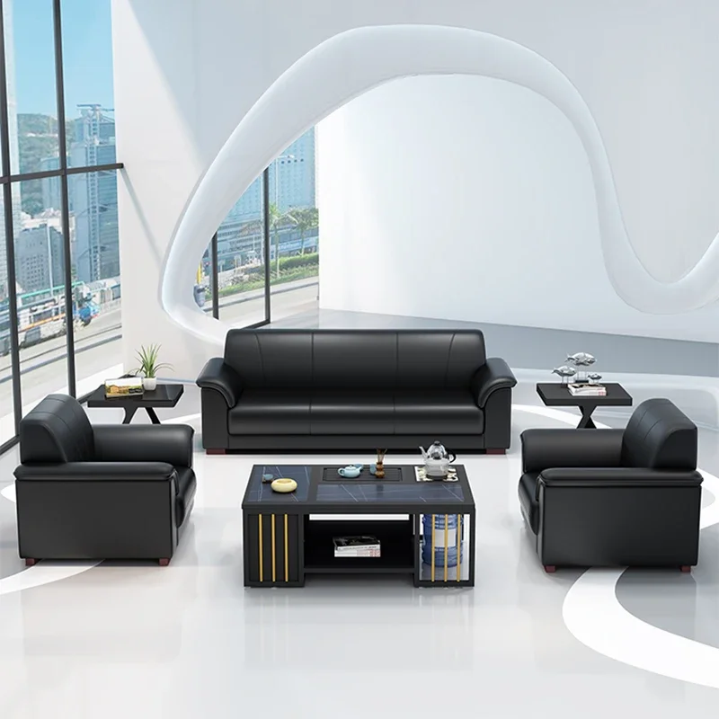 Couch L-Shaped Arabic Sectional Sofa Leather Luxury Modern Business One-Person Sofa Individual Modernos Furniture Living Room