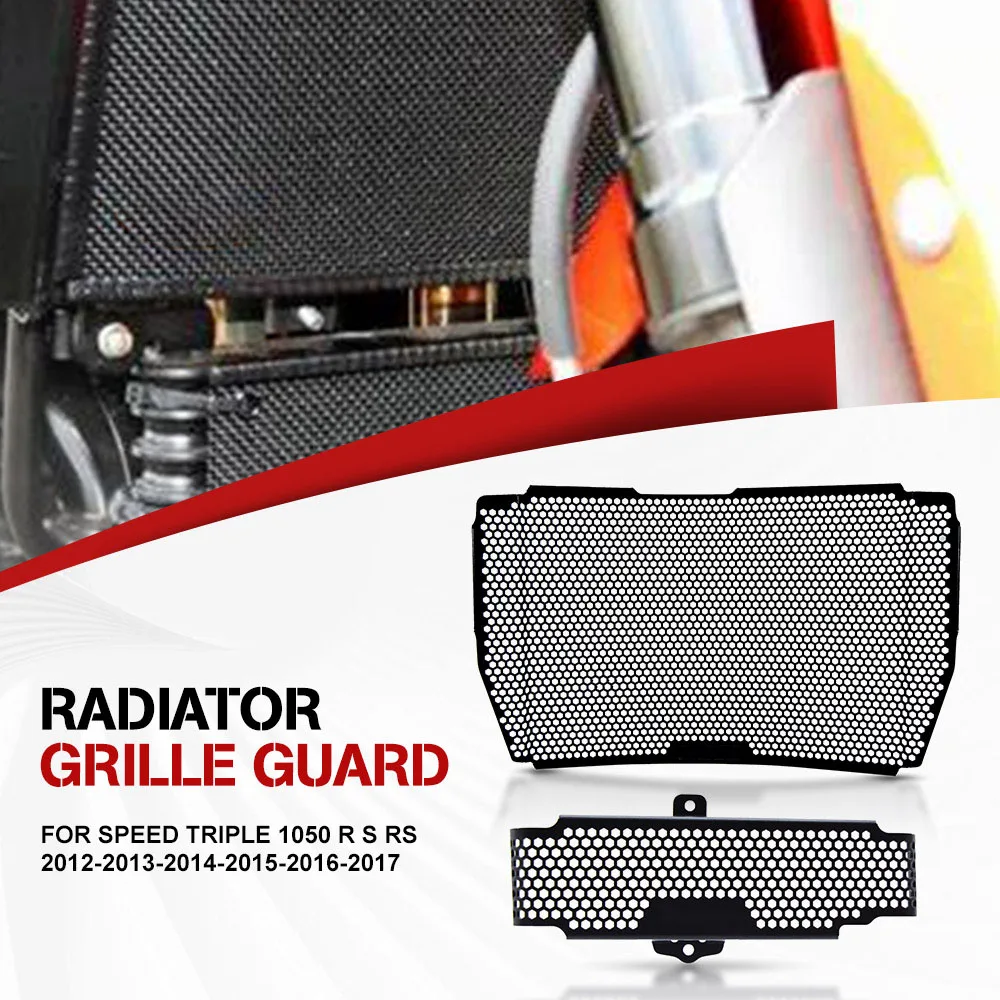 FOR Speed Triple 1050 R S RS 2012-2013-2014-2015-2016-2017 Motorcycle 1050R 1050RS Radiator Guard Grille Cooler Cover Protection