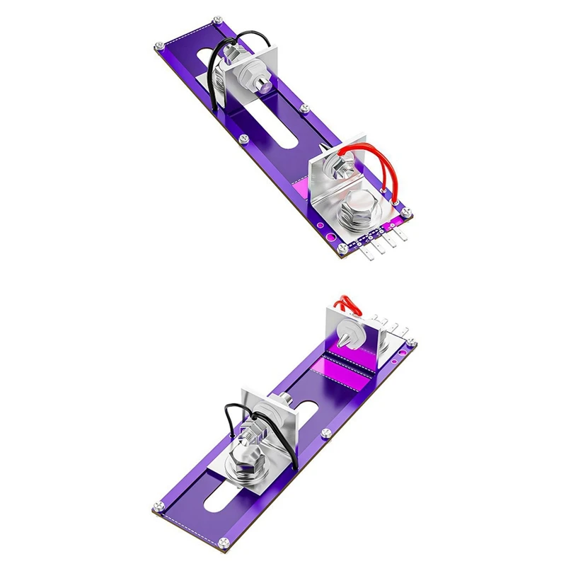 20A 4-Wire Battery Tests Stand Stand Cell Holder Current Voltage Meter Detection For 18650 26650 1450016340