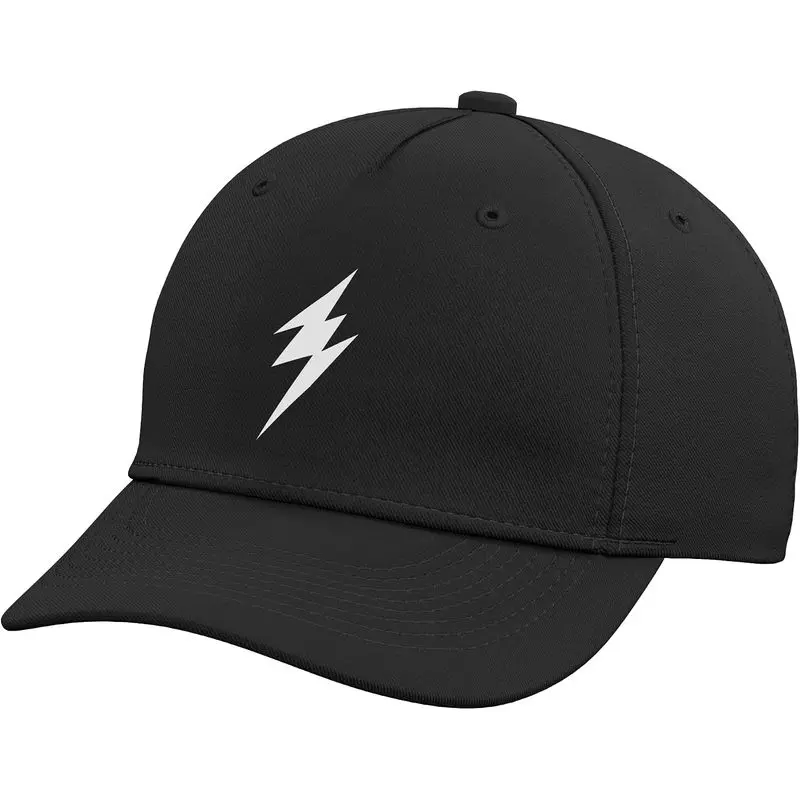 Bold Single Lightning Bolt Graphic Adjustable Baseball Hat