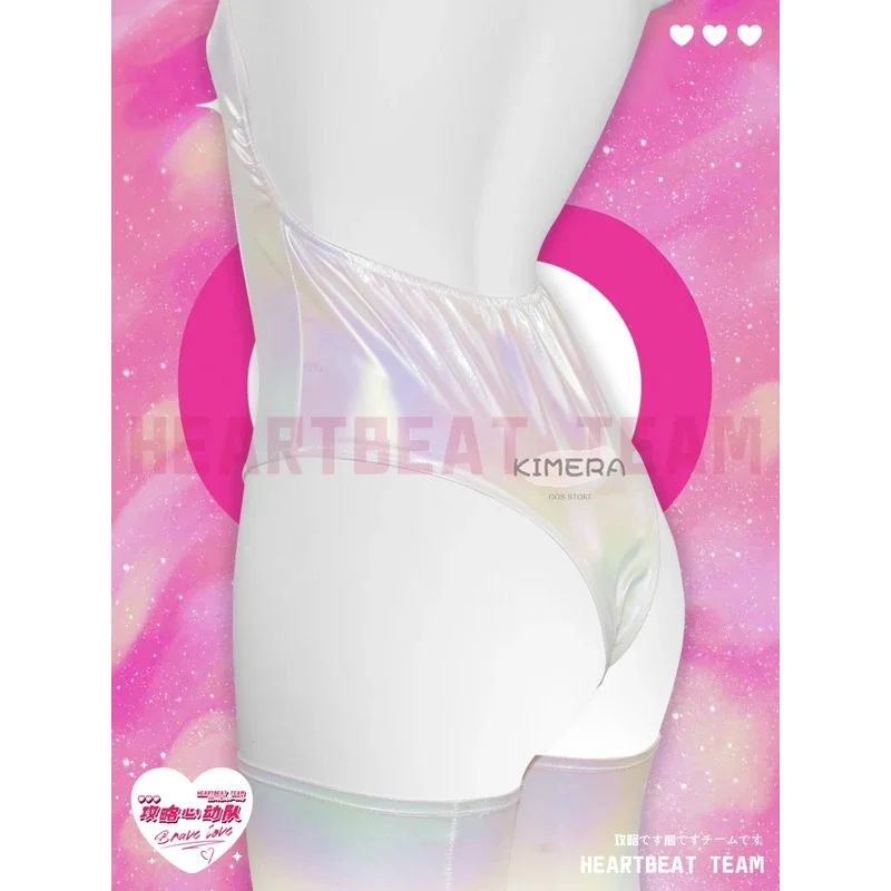 

asdh8@NEEDY GIRL OVERDOSE KAngel Cosplay Jumpsuit Costume LOLITA Uniform Shoes Wig Female Hallowmas COS New Sexy DOUJIN Swimsuit
