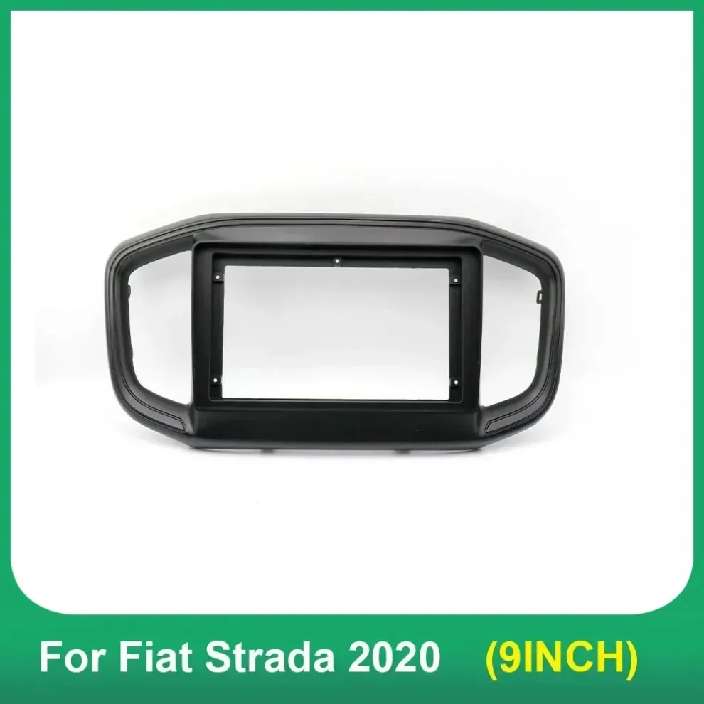 9 Inch Car Frame Fascia Adapter Canbus Box Decoder For Fiat Strada 2020 Android Radio Dash Fitting Panel Kit