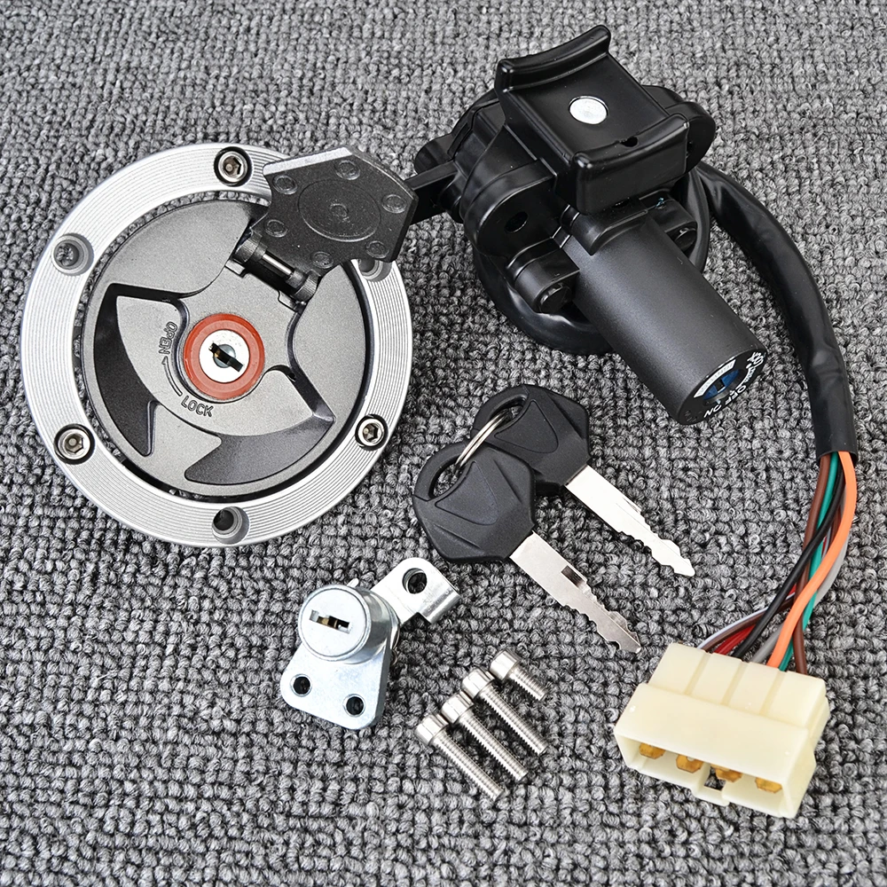 

Motorcycle Ignition Switch Fuel Gas Cap Kit for Kawasaki Z250 Z300 Ninja 250 Ninja300 Z250SL Z 250 SL ABS NINJA 250SL /ABS