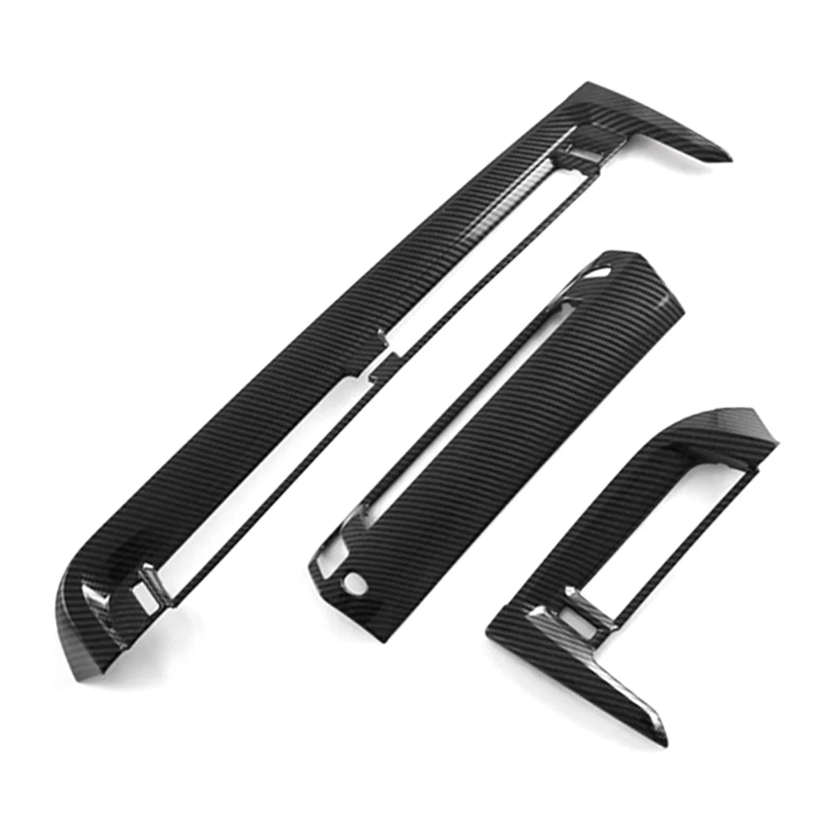 ABS углеродное волокно, автомобильная приборная панель, крышка вентиляционного отверстия, накладка приборной панели, рамка вентиляционного отверстия для BMW X1 U11 2023 2024, RHD