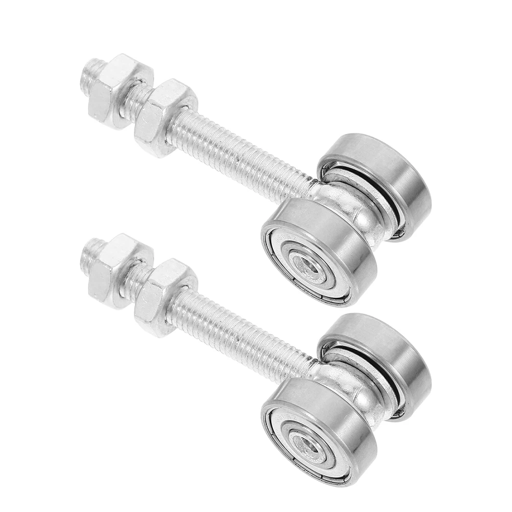 

2Pcs Sliding Door Rollers Dual Bearing Heavy Duty Smooth Glide Replacement Wheels for Wardrobe Barn Patio Sliding Door Hardware