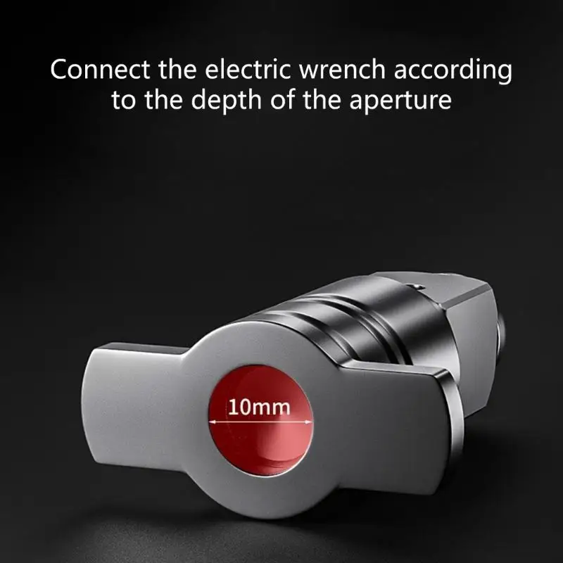 

652F Pack of 2 Functional Wrench Pin Converter Shafts Adapter Automotive Repair Adapter for Power Tool Efficiency