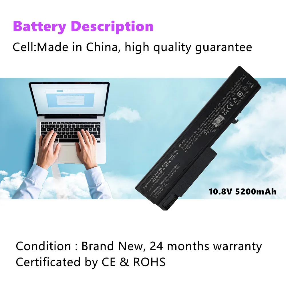 Laptop Battery For HP Compaq 6530b 6735b 6535b 6500b 6700b 6730b TD09 TD06XL HSTNN-IB1C HSTNN-I88C HSTNN-IB68