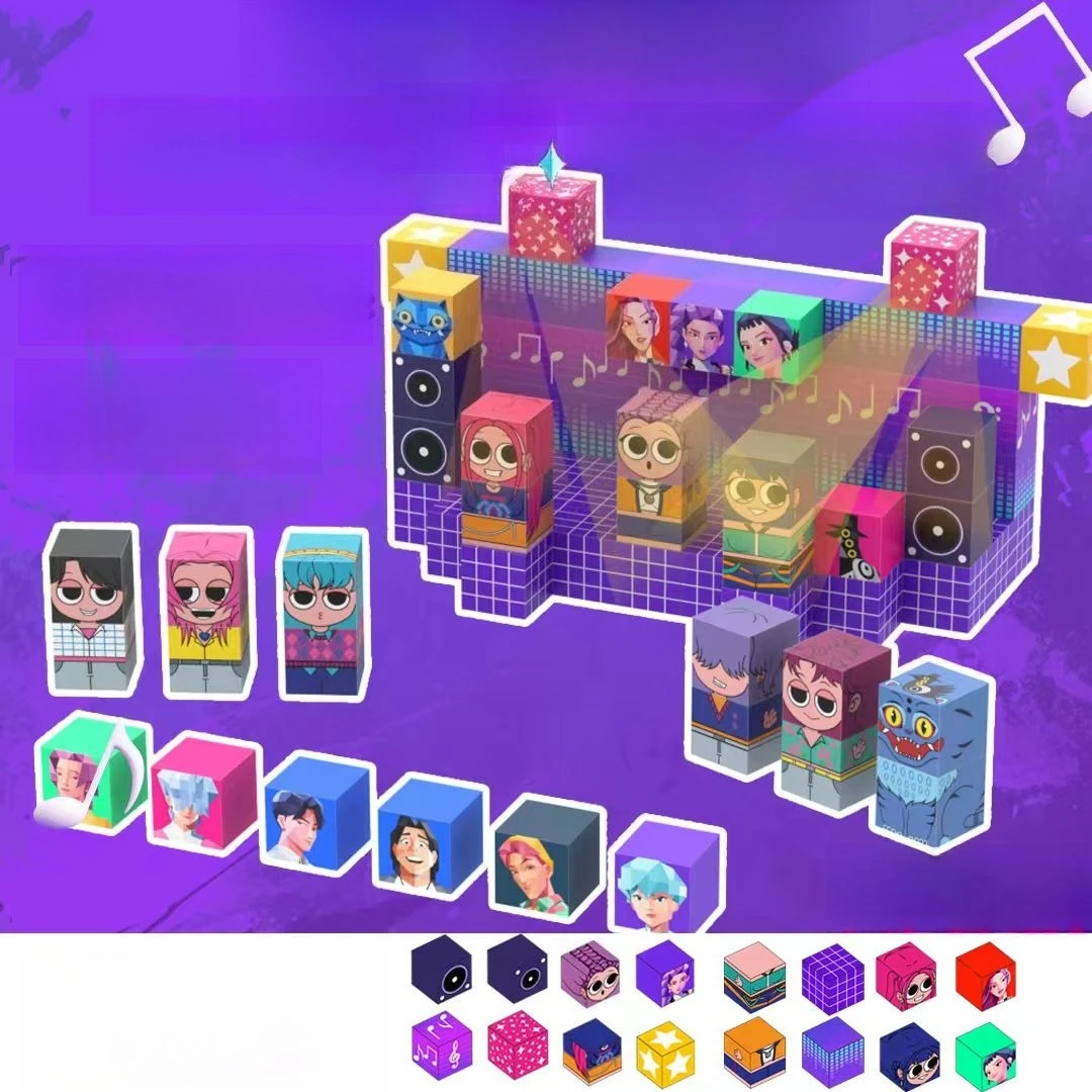 64/100/150 Uds. Juego de bloques magnéticos para construir ladrillos figura de tigre niño niña DIY STEM Montessori cubos sensoriales regalo educativo para niños pequeños