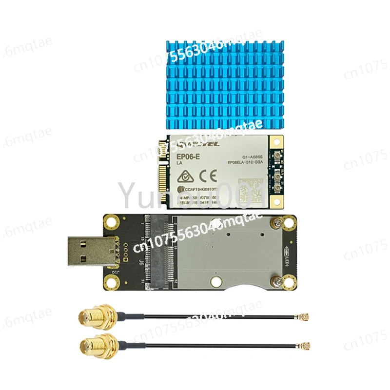 

New Original Quectel EP06-E Mini PCIe EP06ELA-512 IoT/M2M-optimized LTE-A Cat6 Module With Heat sink USB2.0 Adapter SIM Card Sot