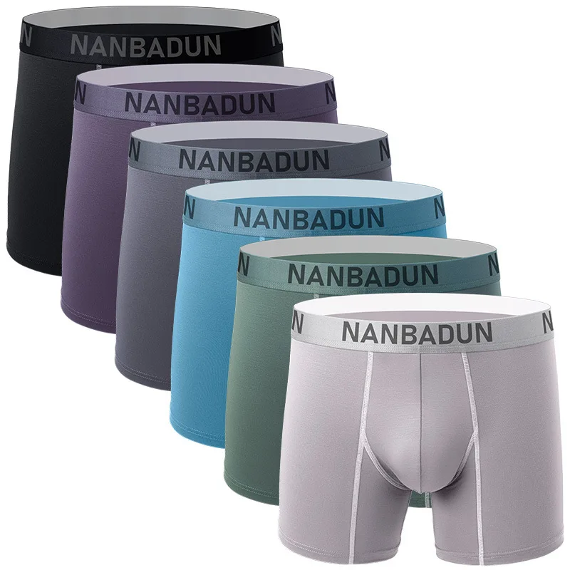New modal underwear men's boxers breathable and sweat-absorbing comfortable flat-angle sports short pants x02