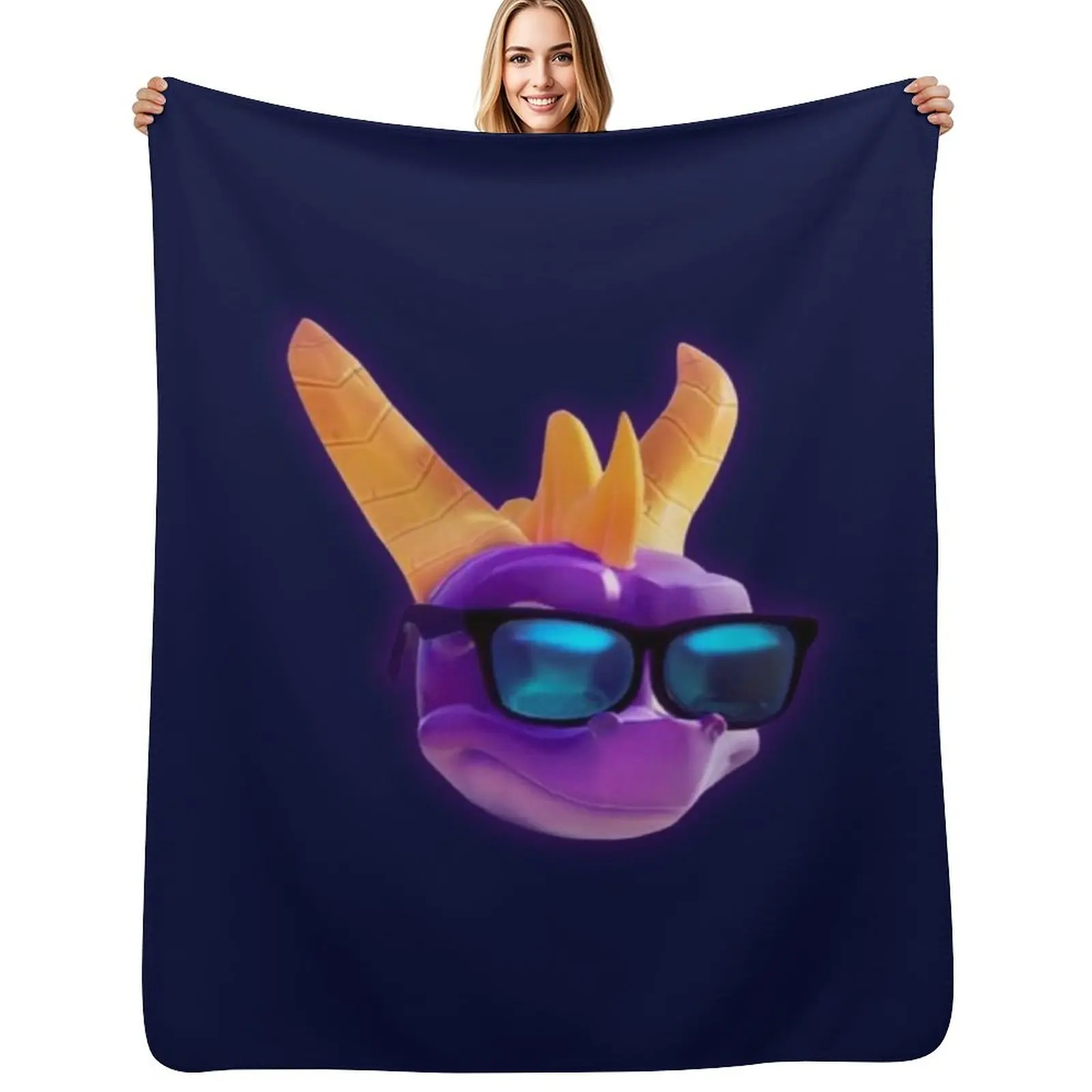 

spyro reignited trilogy Throw Blanket Plaid Bed Sofa Thins Blankets