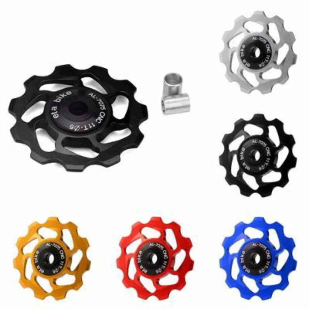 

Bike Transmission Guide Wheel 11T MTB Bicycle Rear Derailleur Jockey Wheel Ceramic Bearing Pulley Road Bike Guide Roller Idle