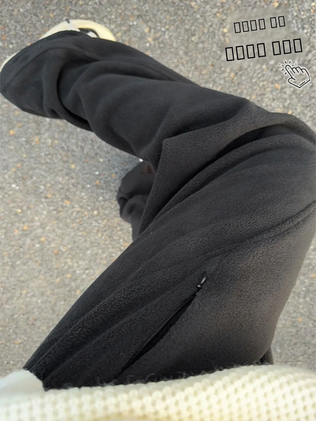 

Bla Double-Sided Fce Sweatpants Men's Autumn Winter Heavyweight Sports Casual Pants American Sle Slant Cut Knife Pants