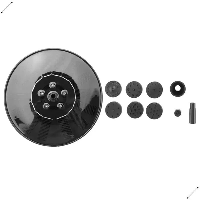 

Solar Fountain 3W Solar Powered Bird Bath Fountains With Flower, Outdoor Water Feature Solar Fountain