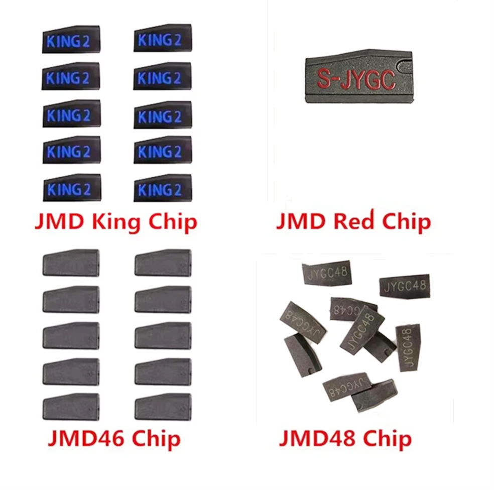 10pcs/lot JMD King Blue Chip Super Red Chip JMD48 ID48/JMD46 ID46 Car Key Chips for Handy Baby/E-baby Key Programmer