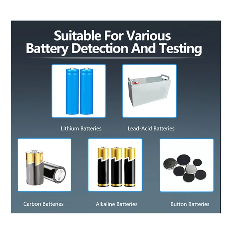 

TOOLTOP Battery Internal Resistance Tester 500Ω High Precision Calibratable For Electric Car Electromobile