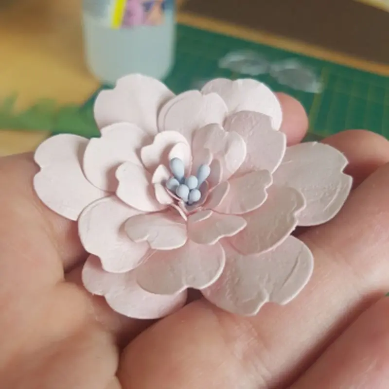 R1WA Flower Cutting Muore Foto Album Card Craft Decoration Forniture