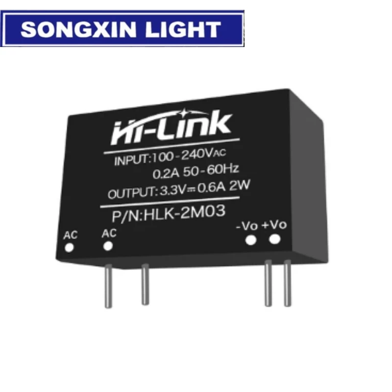 Hi-Link Factory 2W 3.3V/5V/9V/12V/15V/24V 600mA/400mA/230mA/170mA/130mA/83mA AC DC moduł zasilania elektronika użytkowa