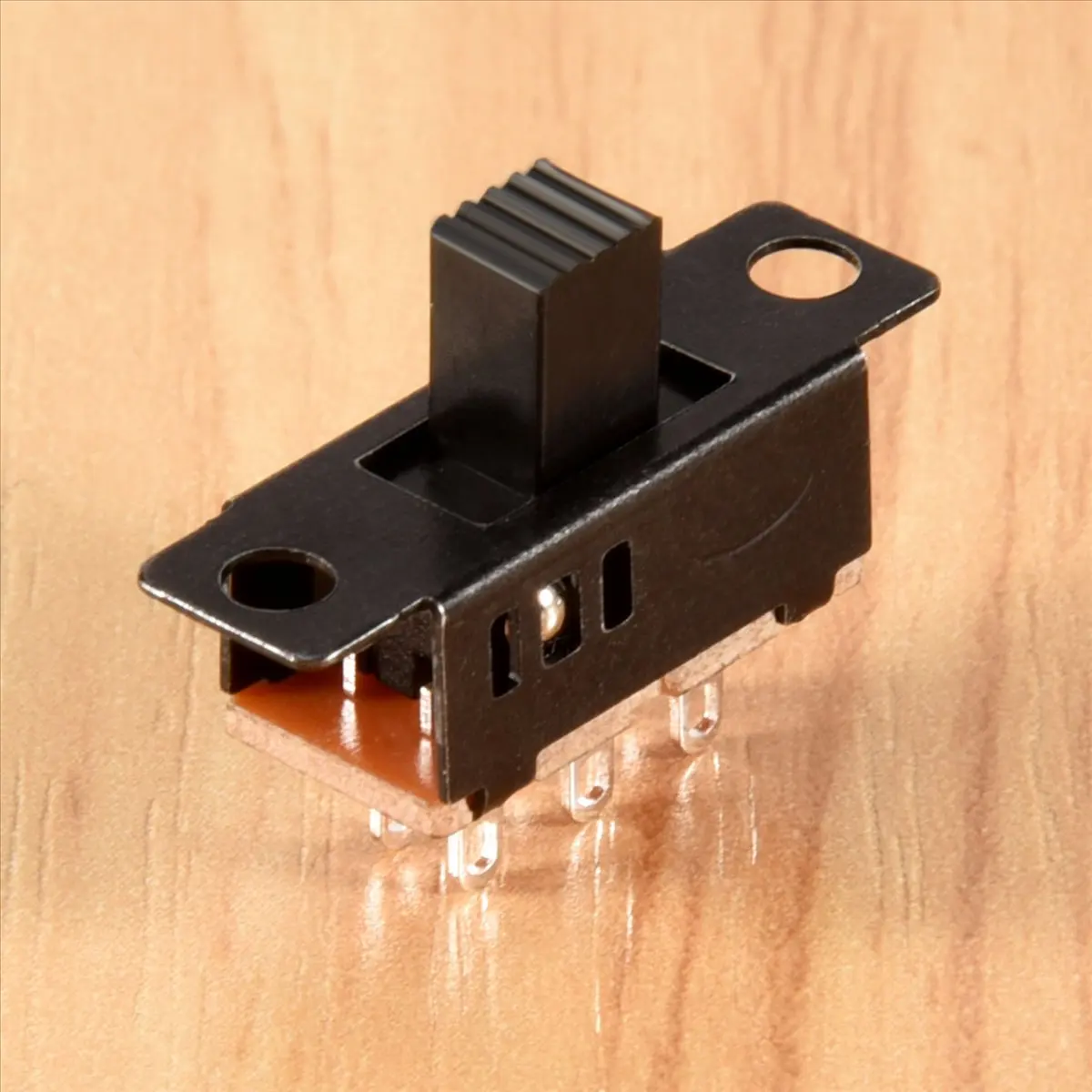 ~【On Sale】10Pcs High Knob 6 Pin 3 Position DPDT Panel Slide Switch 0.5A 50V DC