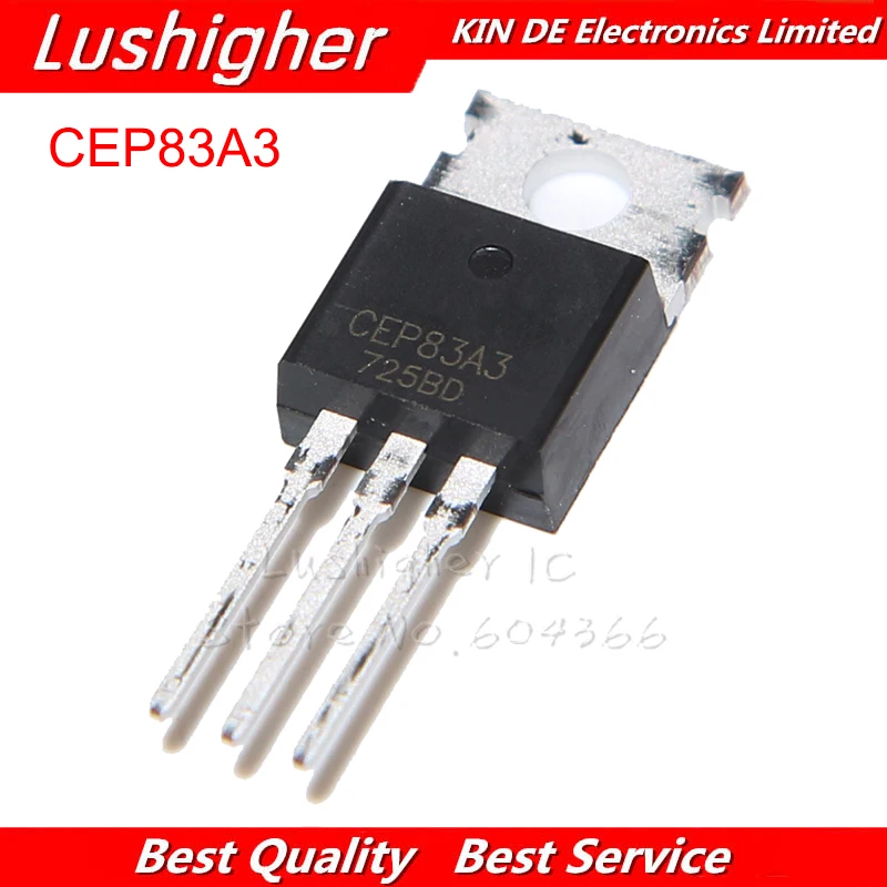 10pcs CEP83A3 TO-220 CEP83A3 TO220 100A 30V MOSFET New Original