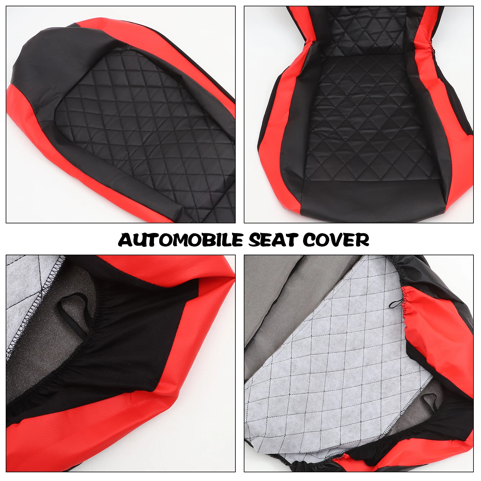

9 Pieces Car Seat Cover Set Black PU Full CoverageUniversal Fit Front Rear Seat Protector Automotive Accessory