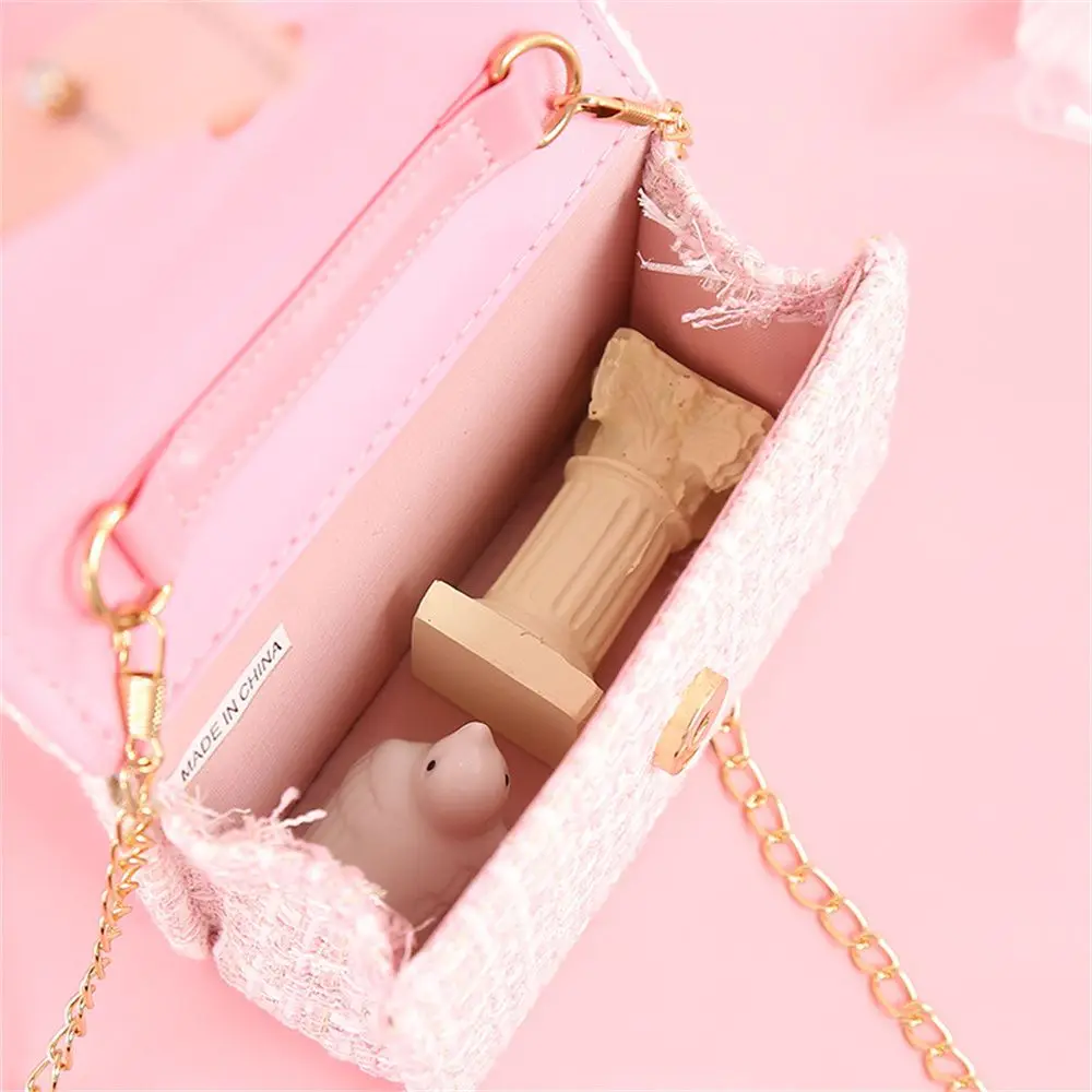 Korean Kids Purses and Handbags Mini Crossbody Cute Girls Pearl Hand Bags Tote Little Girl Small Coin Pouch Party Purse Gift