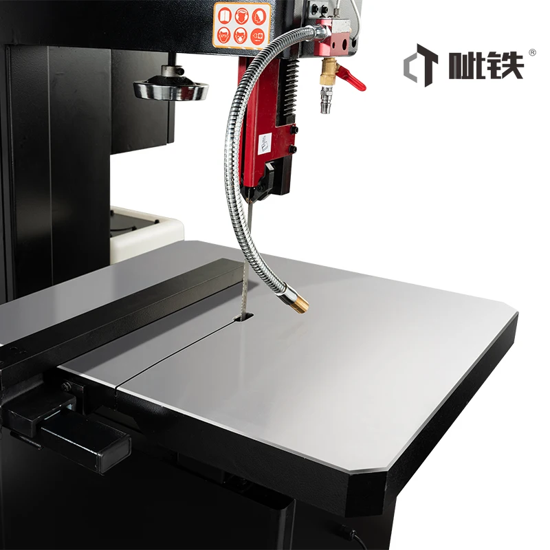 Máquina de sierra de cinta Vertical CTVS400, carpintería Manual para corte de madera y Metal, herramienta versátil