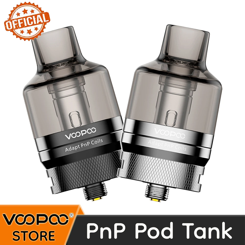 Official VOOPOO PnP Pod Tank 4.5ml Vape Atomizer 510 Fits Drag X Plus Pro Drag 3 2 Argus GT Vape Box Mod E-Cigarette Vaporizer