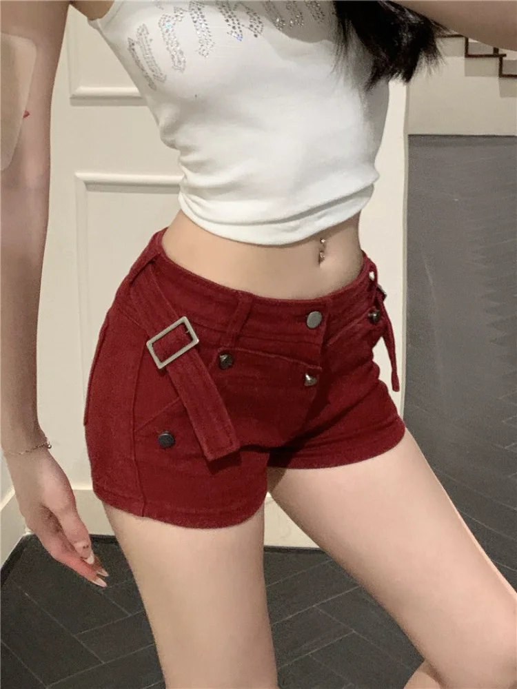 Casual Spice Girls Short Denim Shorts American Small Fellow Trendy Small Fellow Pantalones Slim Elegant Casual Moda Pants