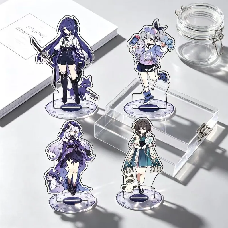 Standing Sign for Honkai Star Rail Seele Bronya Herta  Acrylic DesktopStand Decorating Self Made Collection Toys Fans Gifts 15cm