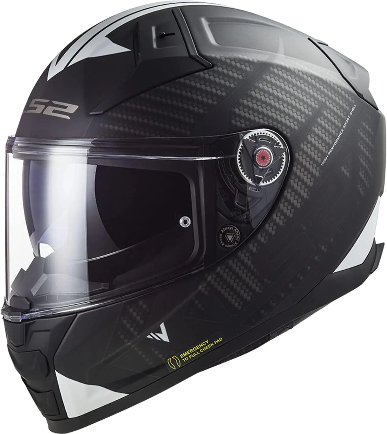 

Helmets Full Face Citation II Splitter (Matte Black/White - X-Large)