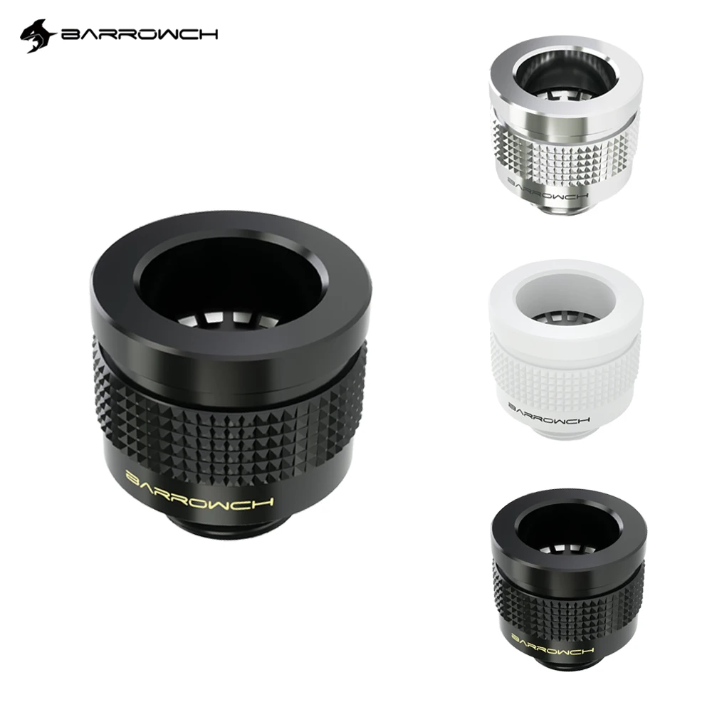 Barrowch Wolverine series 14MM/16mm super anti-off hard tube fitting Water Cooling Metal Connector Fitting G1/4'' PETG Acrylic