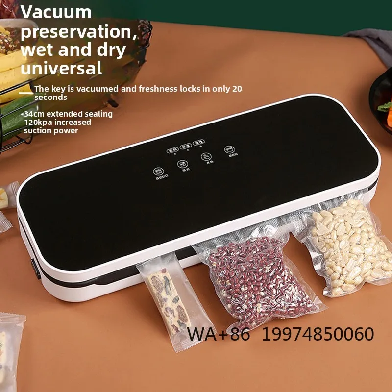

Automatic Vacuum Sealer Small Small-sized Cross-Border Mini Packaging Machine Food Preservation Sealing RV Application
