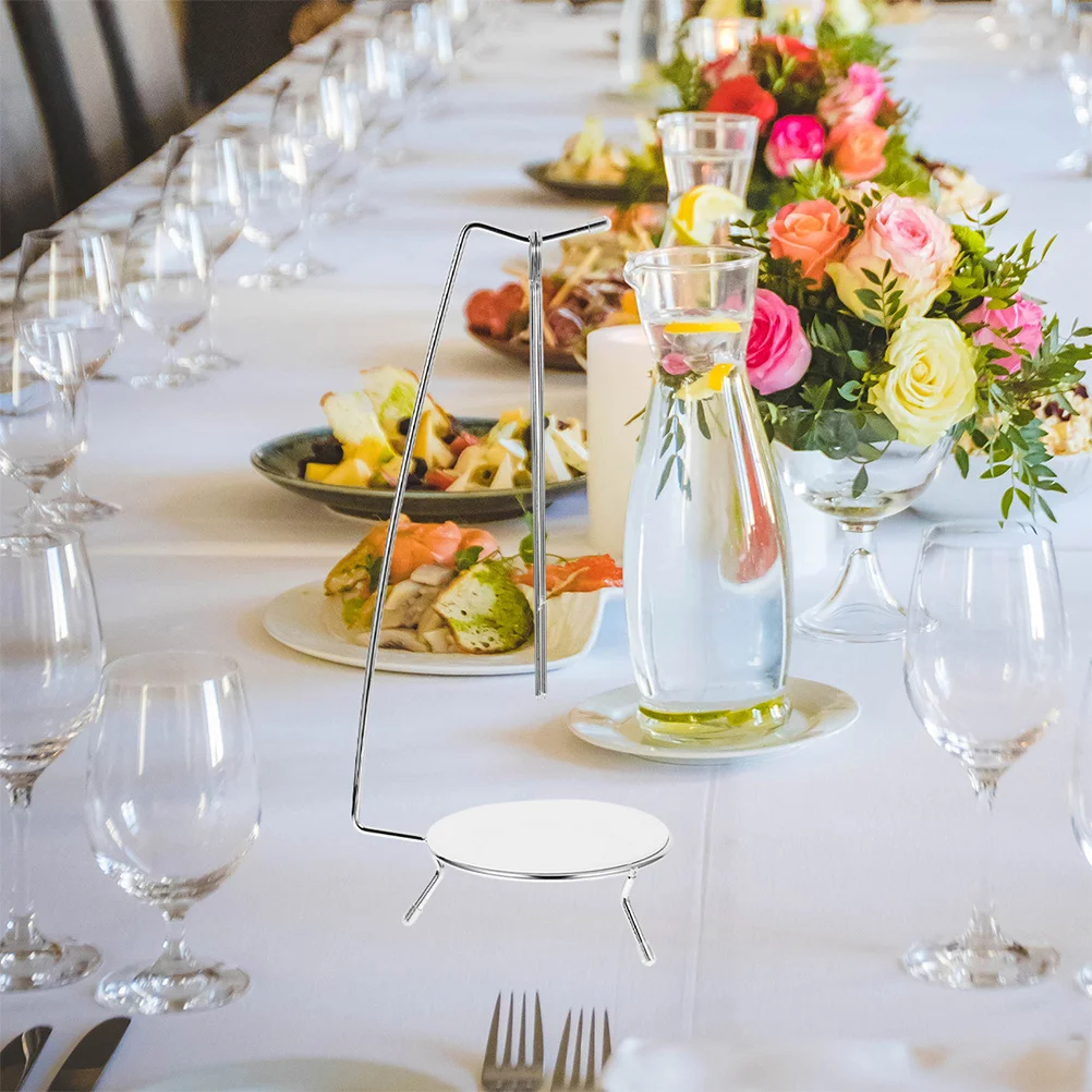 

2Sets Long Lasting Stainless Steel Barbecue Skewers Easy Assembly Disassembly Camping Skewer Hanger