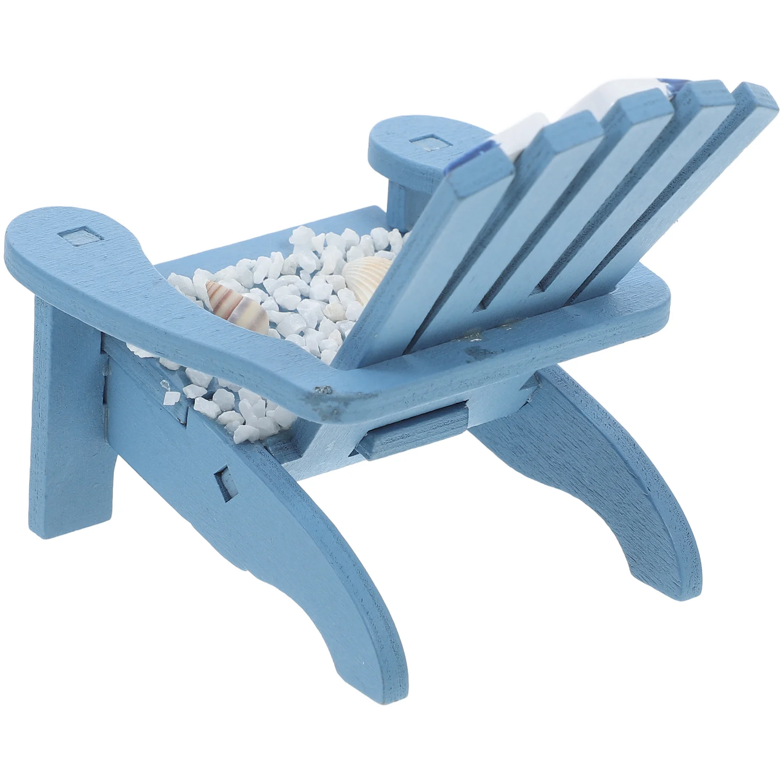 Beach Chair Decoration Dollhouse Miniatures Accessories Nautical Scene Ornament Stuff Desktop
