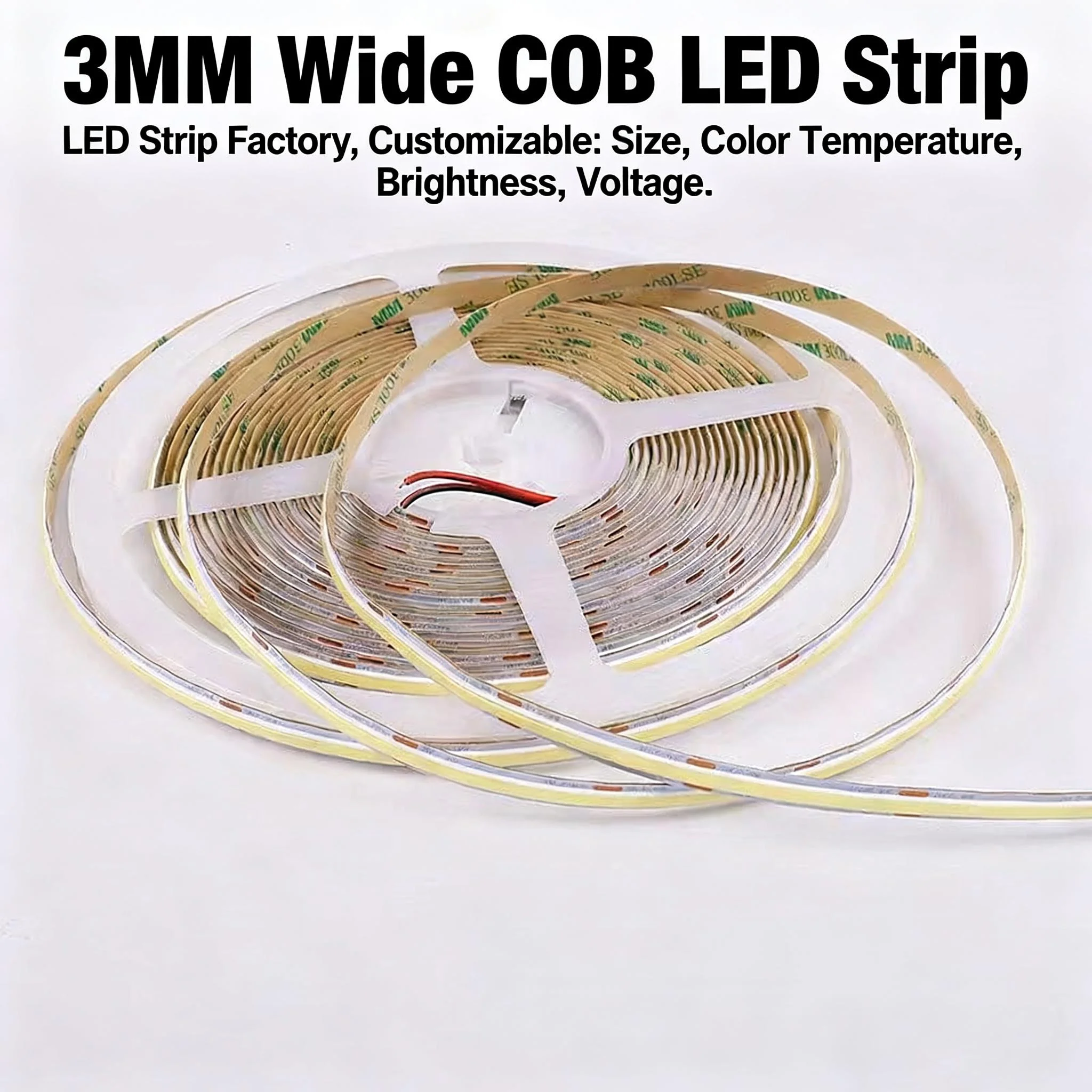 12V24VCOB low-voltage light strip with no flicker self-adhesive flexible light strip for living room pendant light linear lights