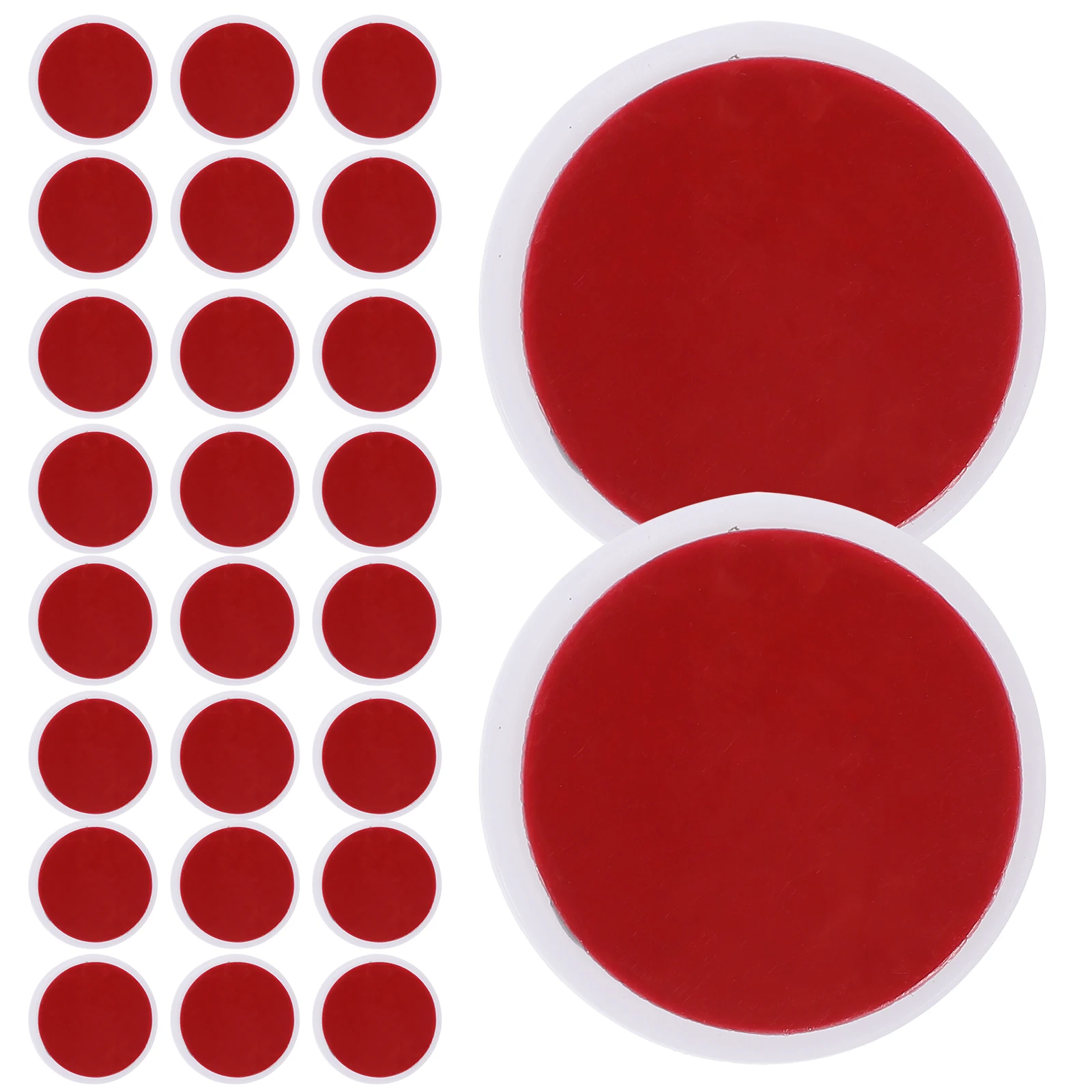 

100 Pcs Banner Hanging Discs 3CM Round ABS Supermarket Mall Trade Show Ad Flag Ears Poster Accessories Banner Fixing Discs