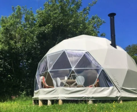 Best soundproof dome tent transparent winter hotel dome small geodesic igloo dome tent