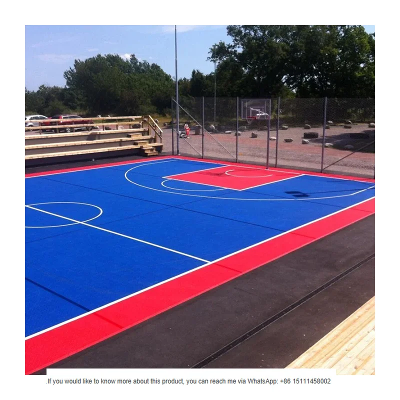 Basketball Court Indoor/Outdoor Sports Floor PP Plastic Interlocking Waterproof Wear-resistant Elastic Eco-Friendly 5-10 Year