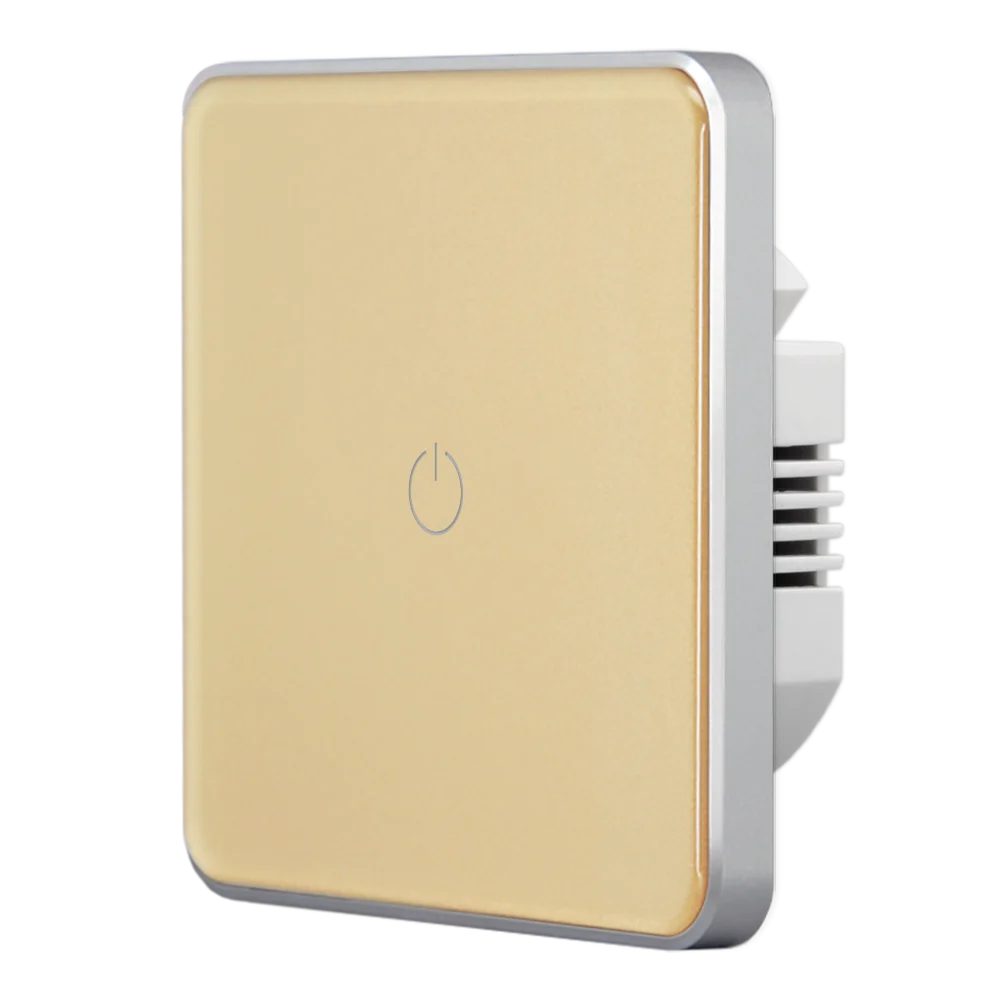 T2 1 Gang Touch 30A Switch Neutral Smart Home Products Featuring Tempered Glass 250v