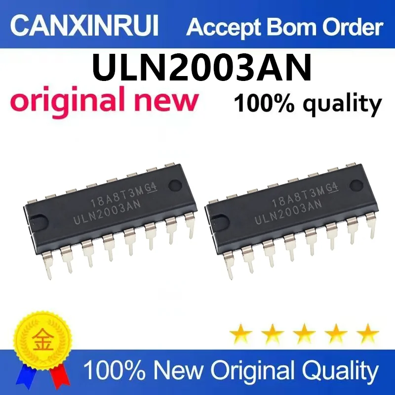 (5pcs-100pcs)Brand new original ULN2003A ULN2003AN Darlington display transceiver with DIP-16 plug-in